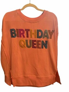 Peach Love Coral Pink Pullover Sweater